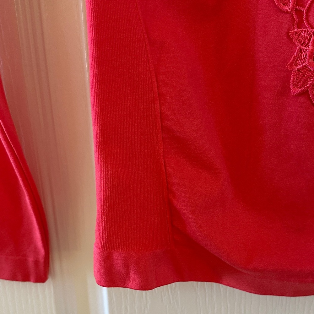 Choice Elegant Lace Front Long Sleeve Top Sz One Size - Picture 7 of 7